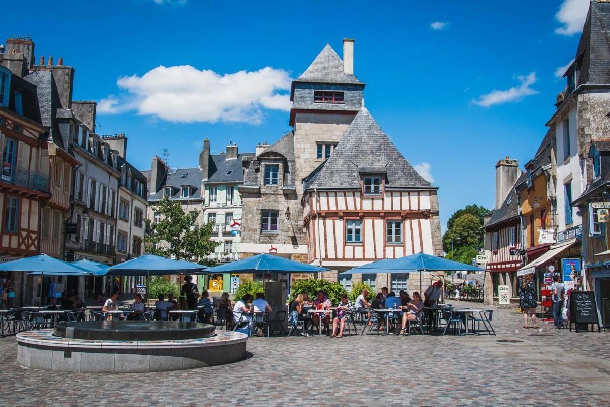 Apartamento Quimper: T3 avec vue cathédrale proche gare Exterior foto